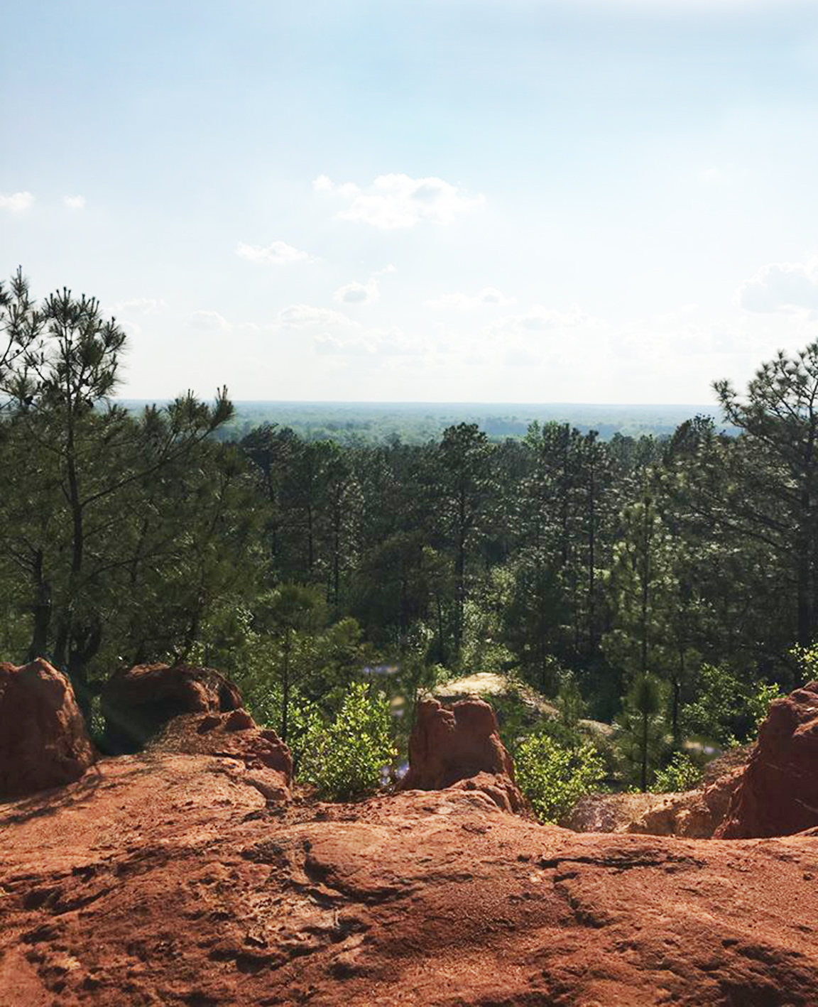 The Bluff View West Toward The Flint